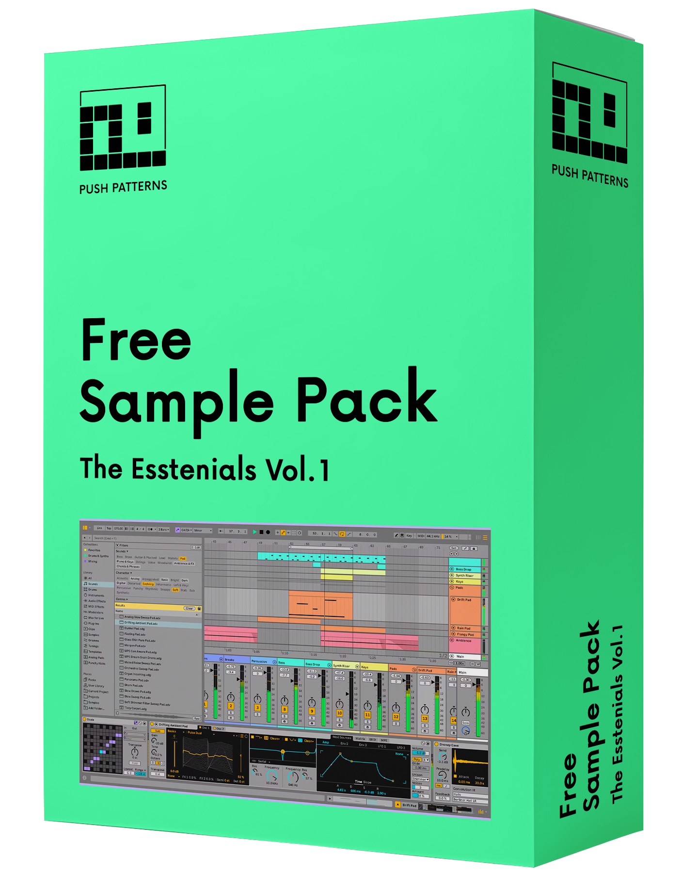 Push Patterns Free Sample Pack: The Essentials Vol. 1 box artwork