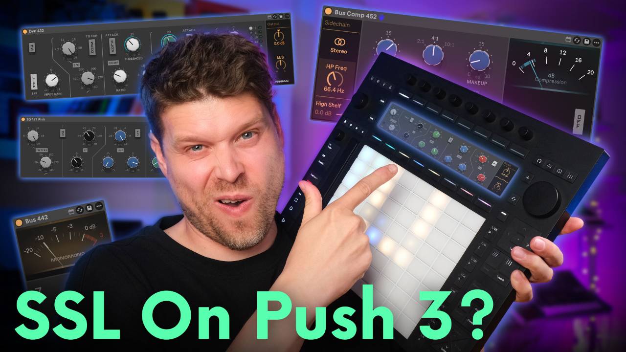 Monomono Console 40 Review: SSL Plugins on Ableton Push 3 Standalone