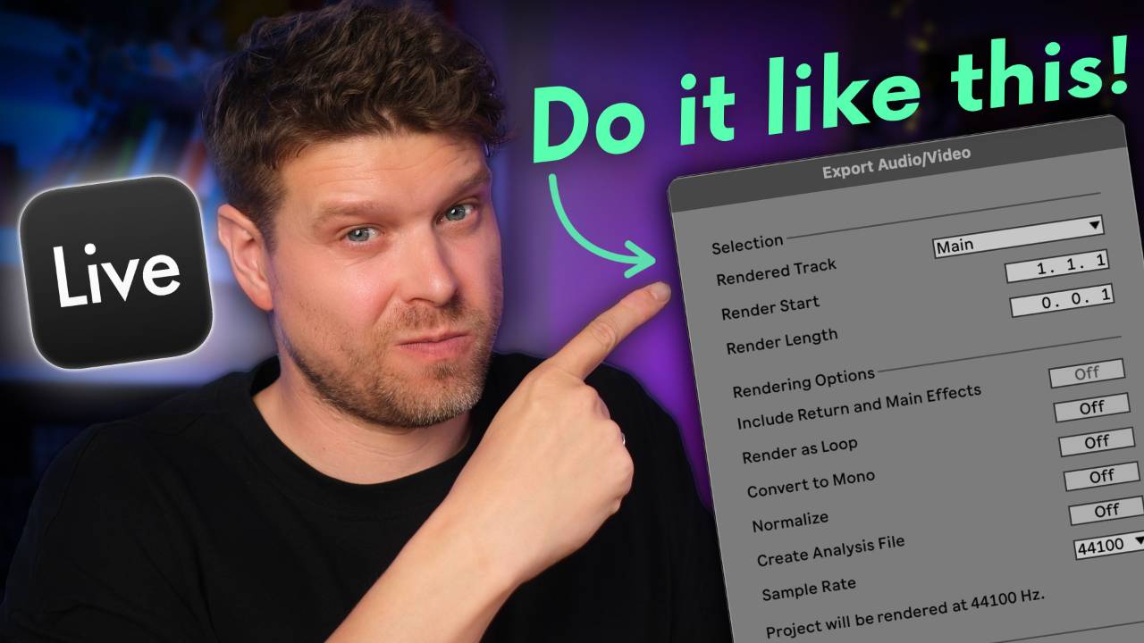 How to Export from Ableton Live (The Best Ableton Export Settings)
