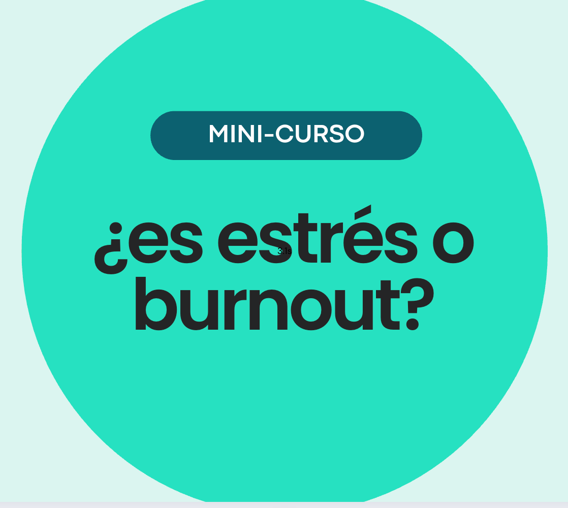 ¿Estrés o burnout?