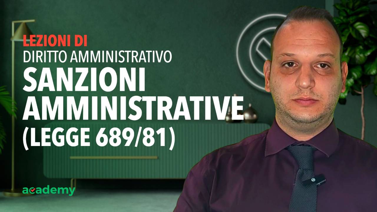 Diritto Amministrativo – Sanzioni amministrative – Corso Online