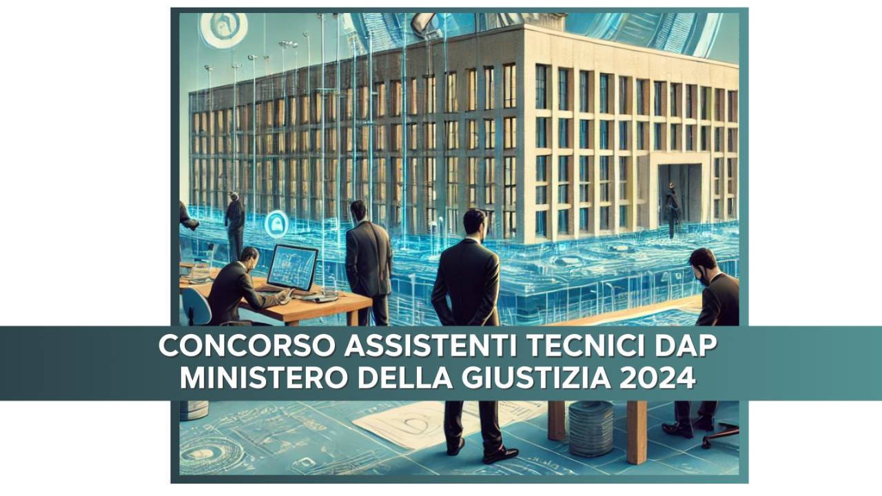 Assistente Tecnico Ministero Giustizia Stipendio Concorso Assistenti Tecnici DAP Ministero Giustizia - Corso online