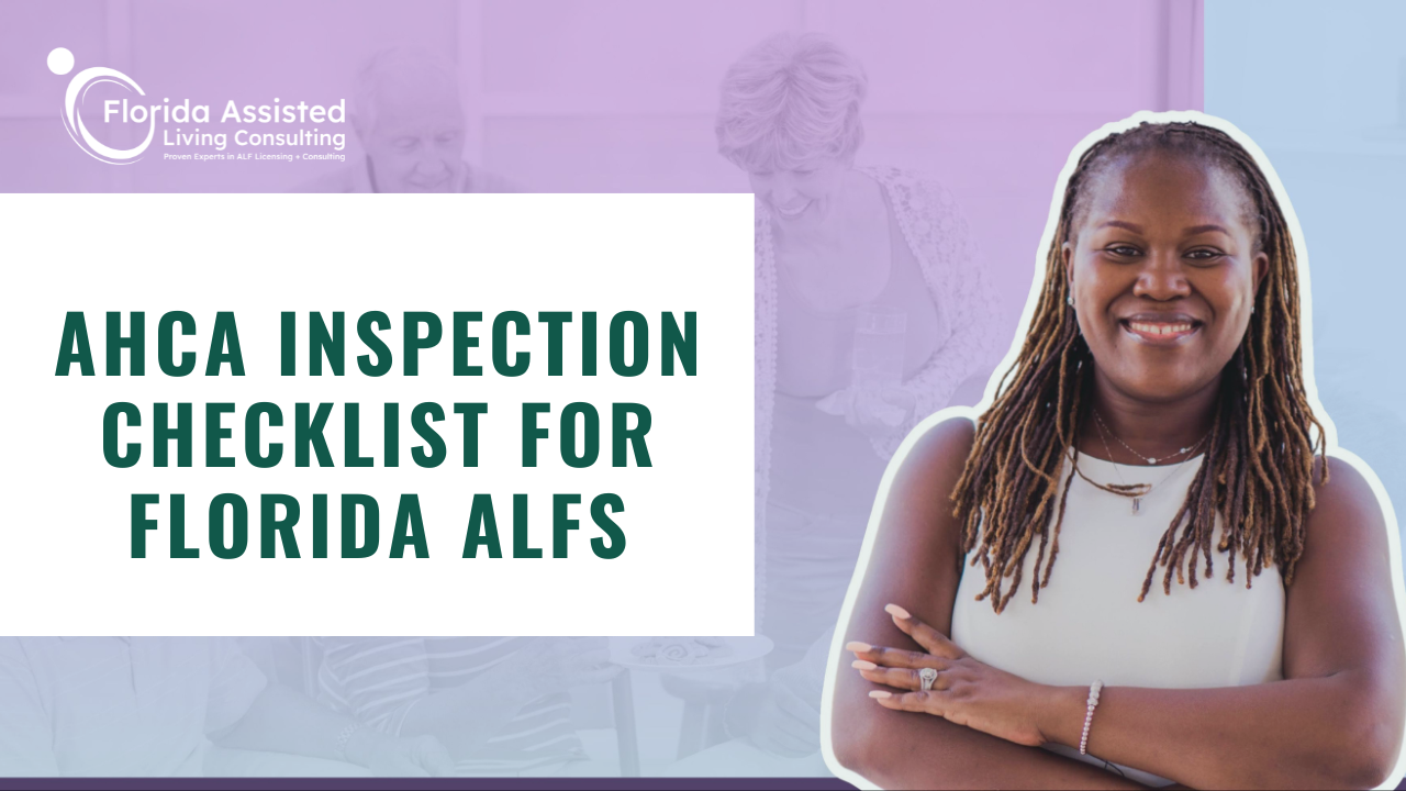 AHCA Inspection Checklist for Florida ALFs