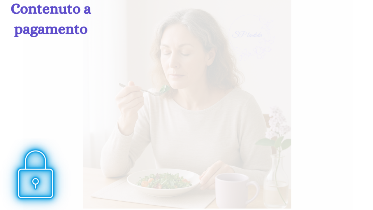 Mangiare meglio in menopausa