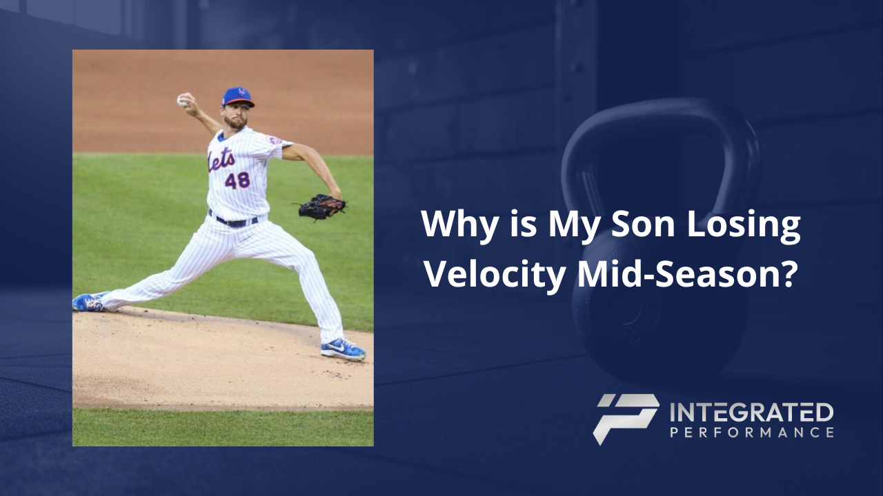 A frustrated baseball pitcher looking at a radar gun after a drop in velocity.