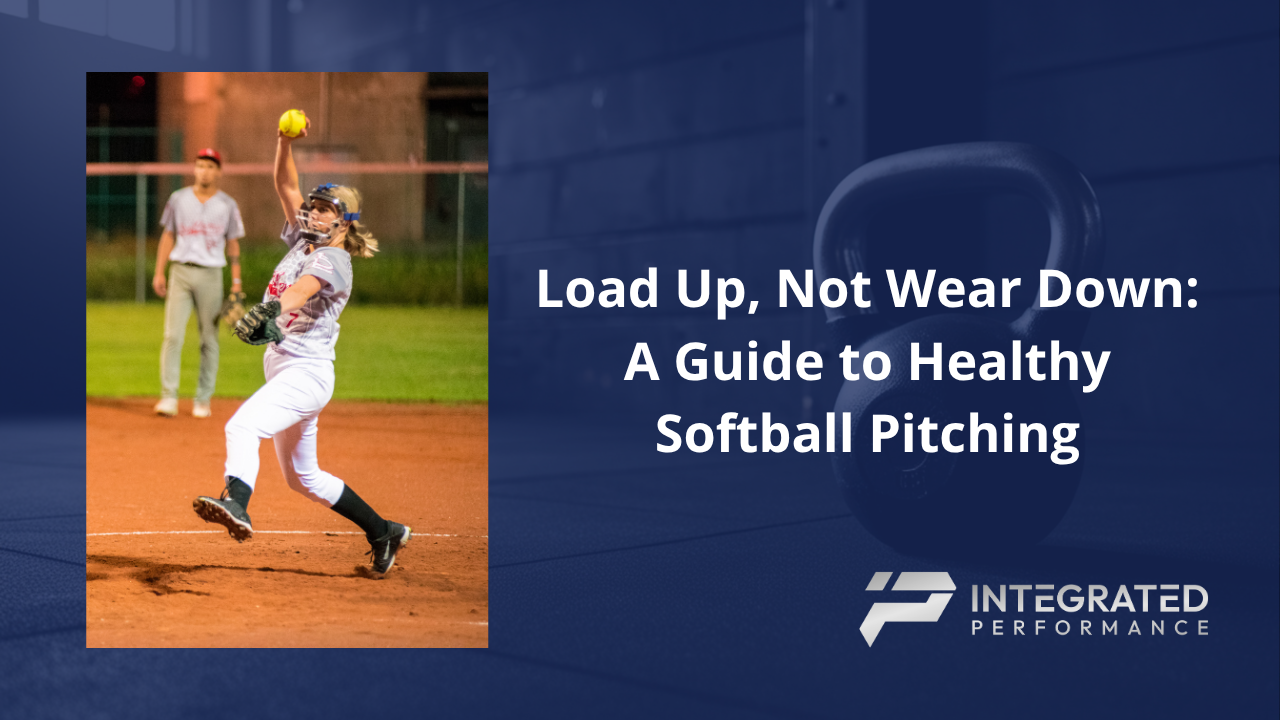 Fastpitch softball pitcher throwing at Grand Park Sports Complex in Westfield Indiana