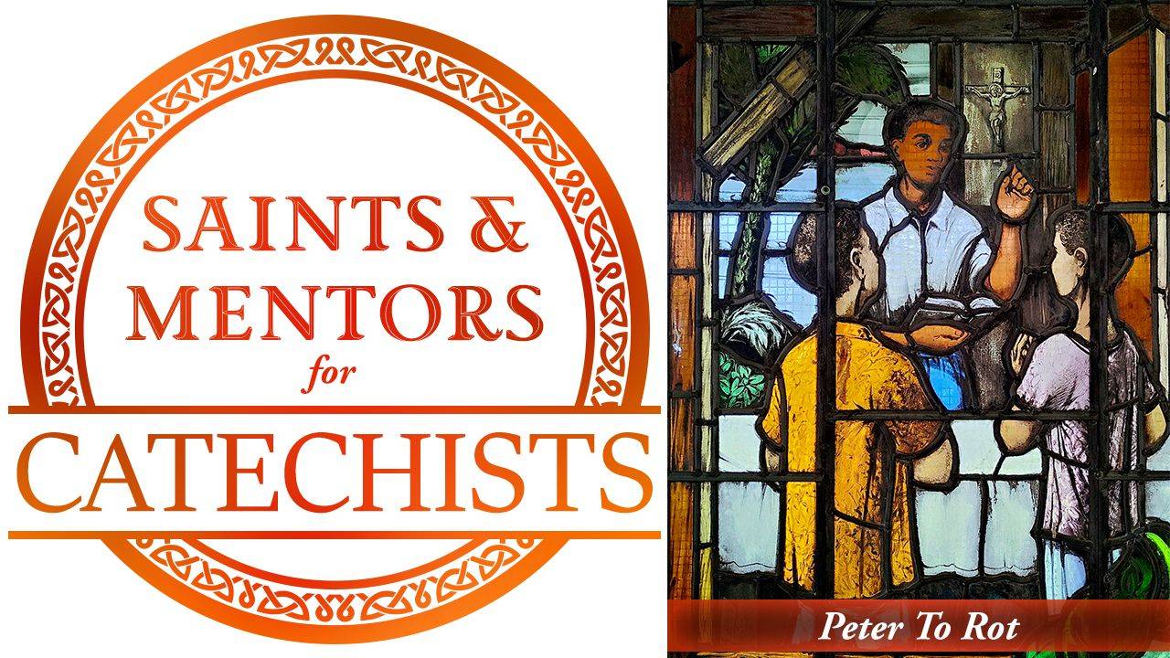 Saint Peter To Rot stained glass