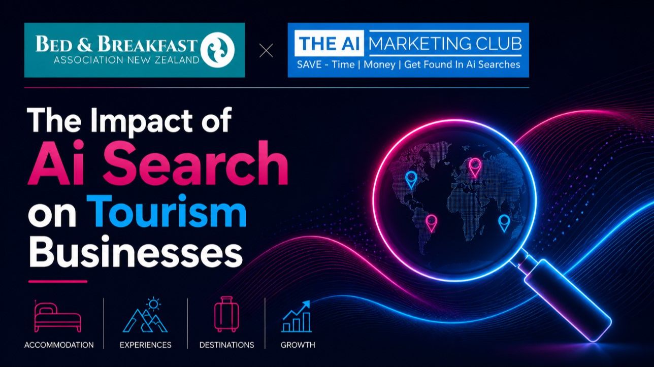 Bed and Breakfast Association Webinar Impact of Ai Search with Victoria Ludemann from The Ai Marketing Club 
