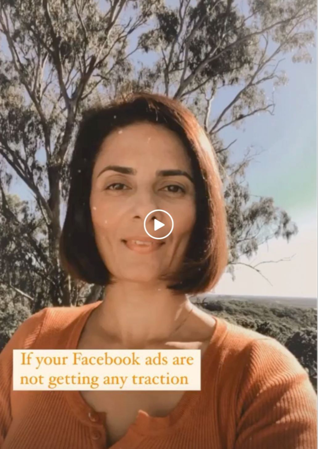 An Instagram video about how to improve your Facebook ads.