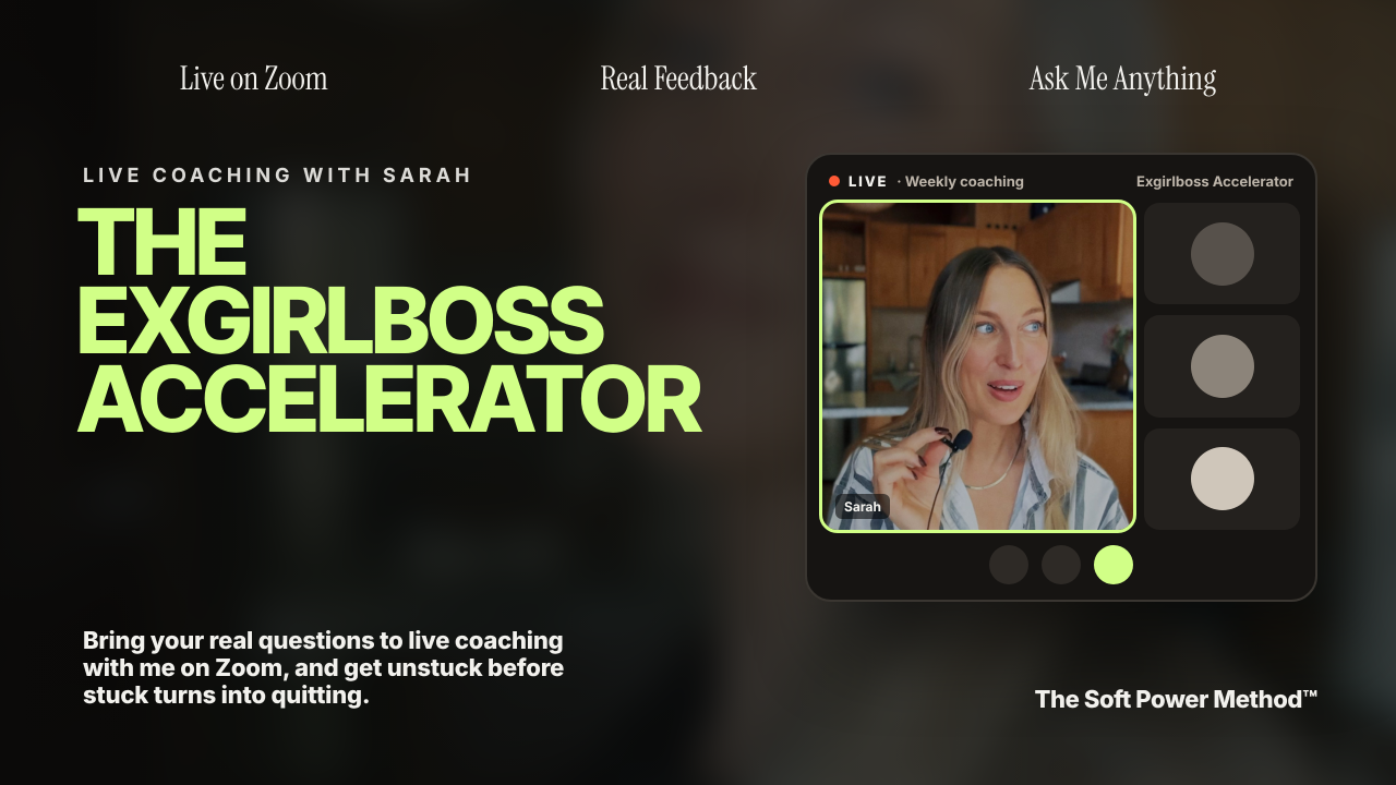 The Exgirlboss Accelerator cover
