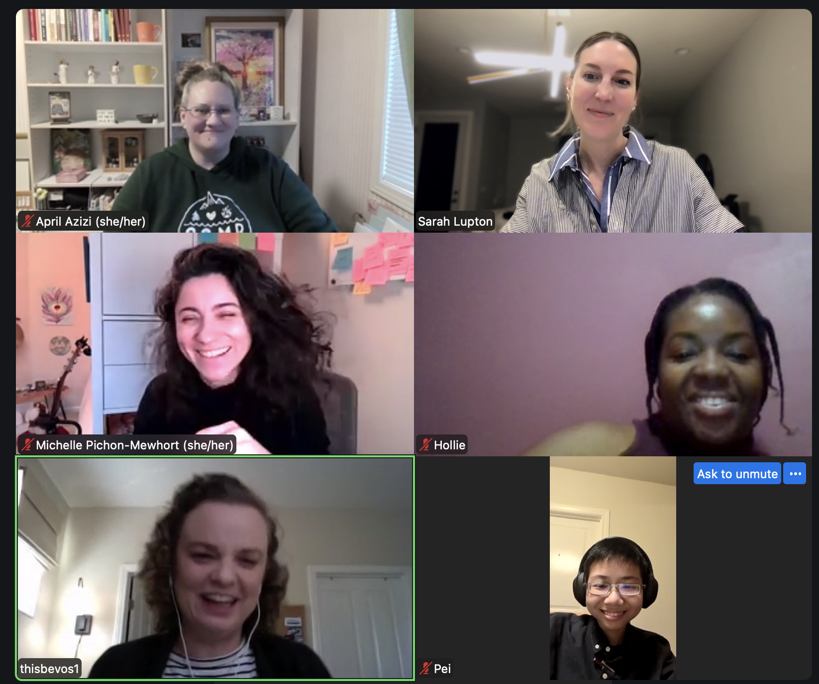 A live coaching call on Zoom