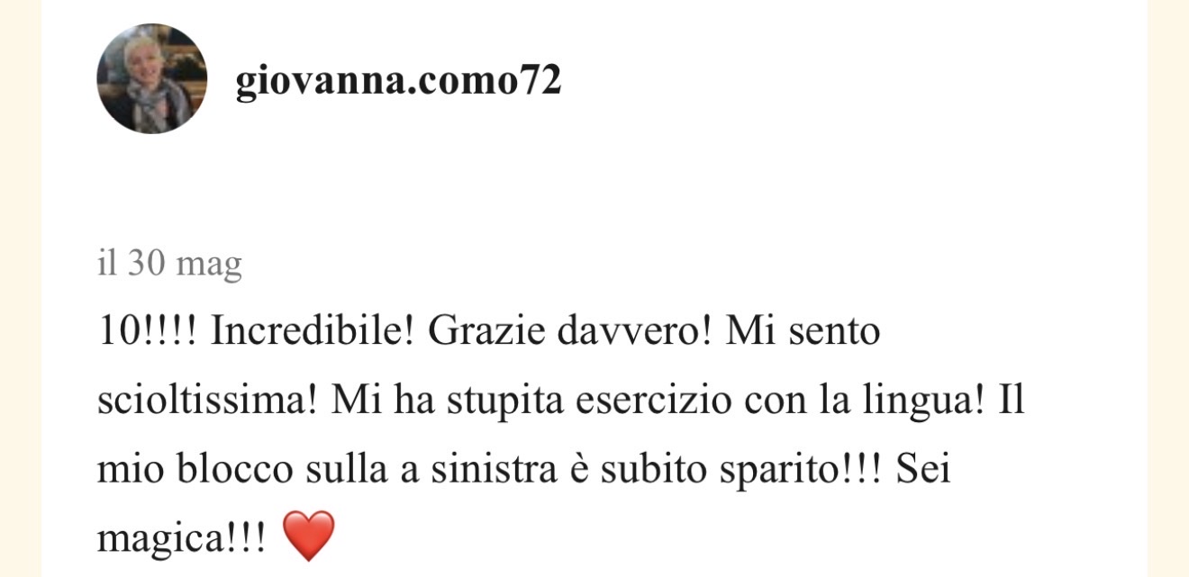 Testimonianza di una koelina sull'esercizio della lingua: mi sento scioltissima, il blocco è sparito