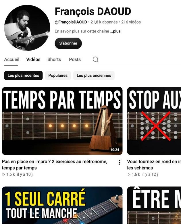 Compte François Daoud (YouTube)