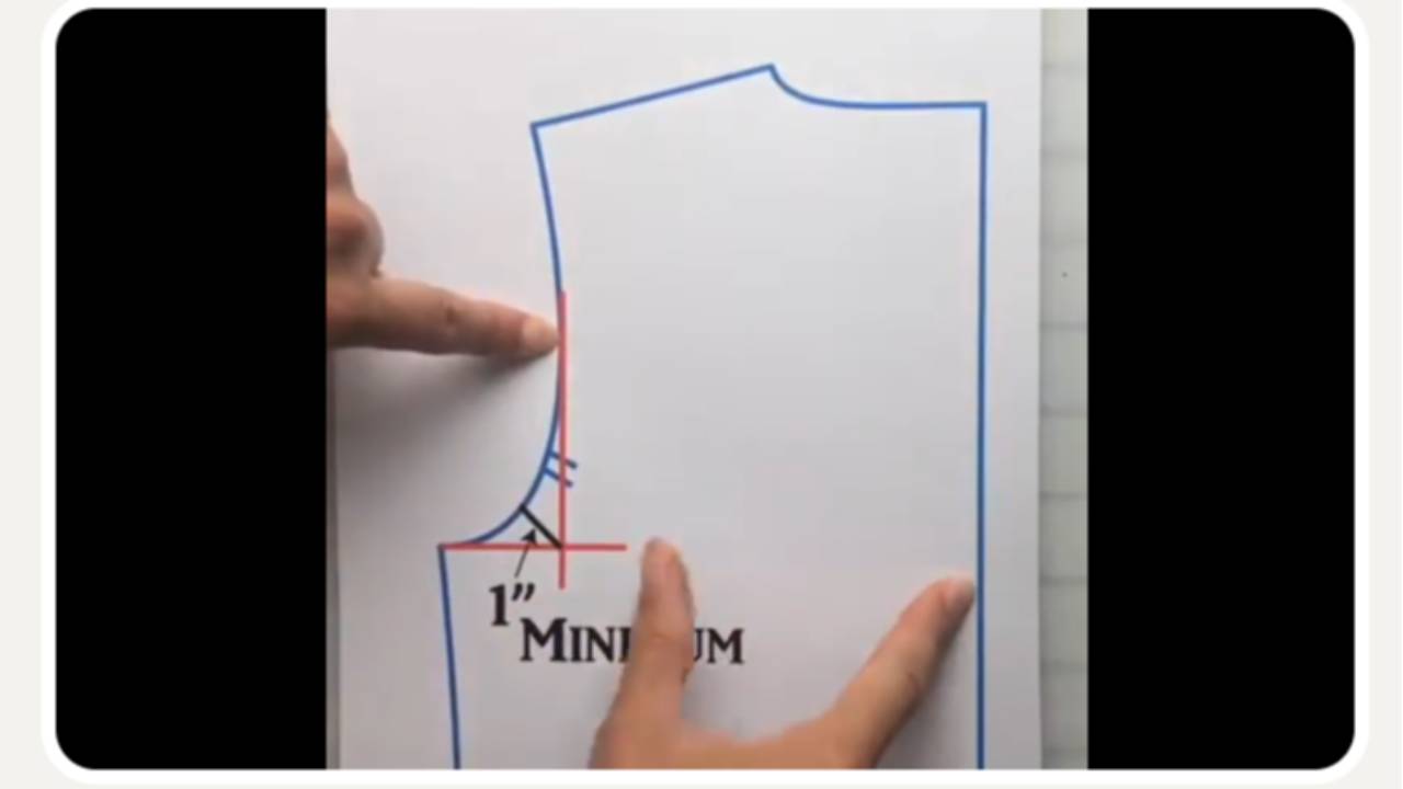 Increasing Back Width Across Armholes: Check the Back Armhole Rule