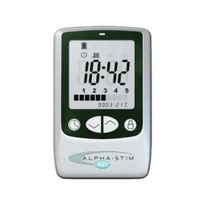 Alpha-Stim AID CES microcurrent device for stress relief & better sleep
