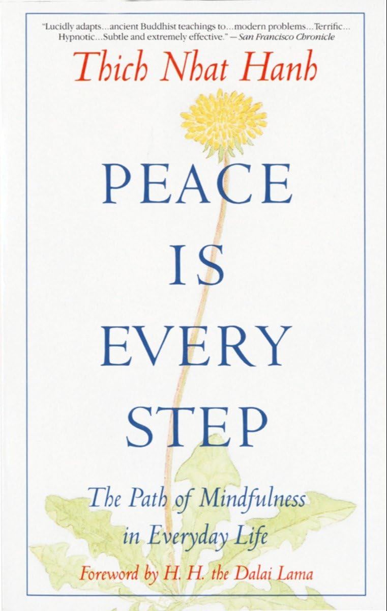 Peace Is Every Step mindfulness book cover by Thich Nhat Hanh