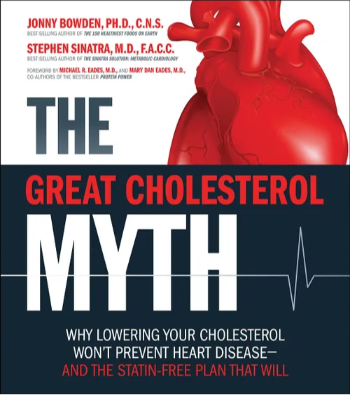 The Great Cholesterol Myth book cover explaining cholesterol and heart disease