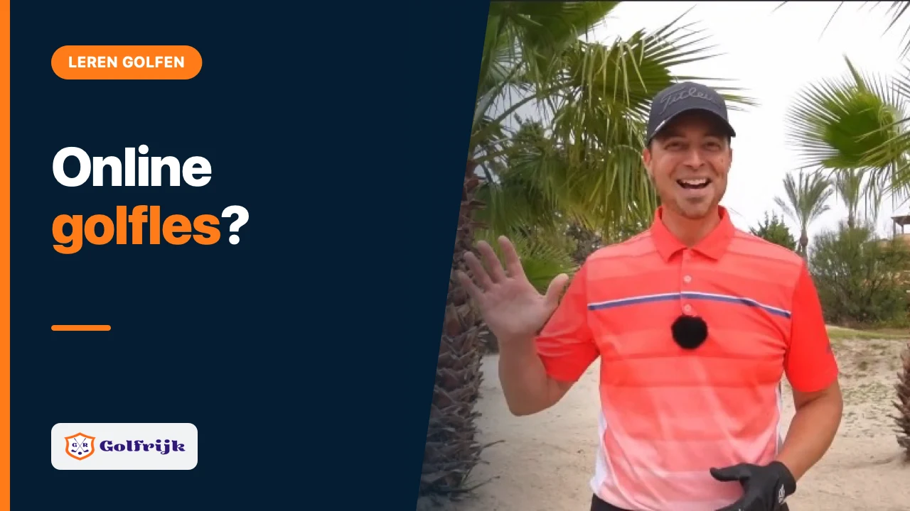 PGA-professional Roy Kullick bij het artikel over online golfles