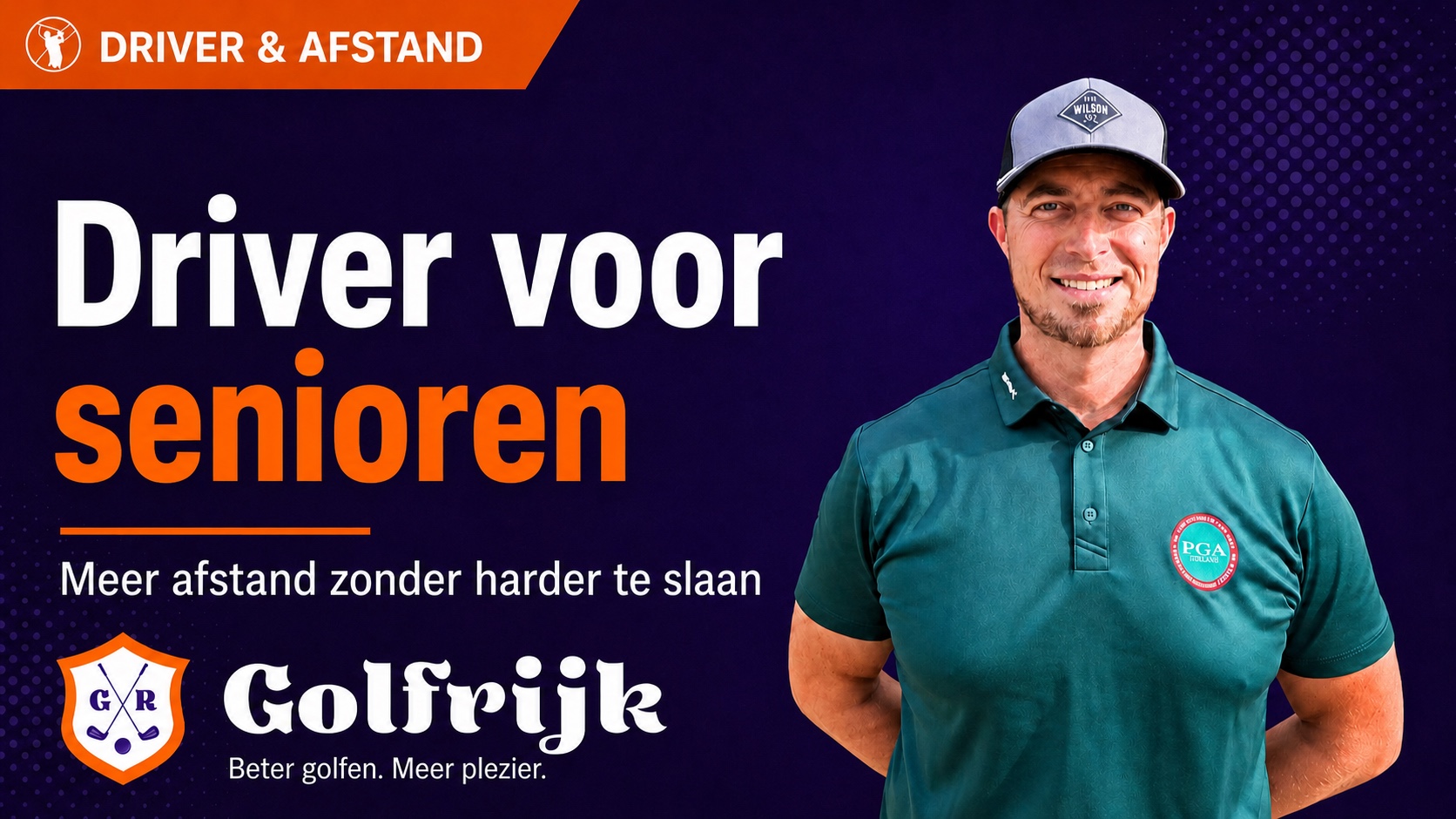 Roy Kullick over meer afstand met de driver voor senioren
