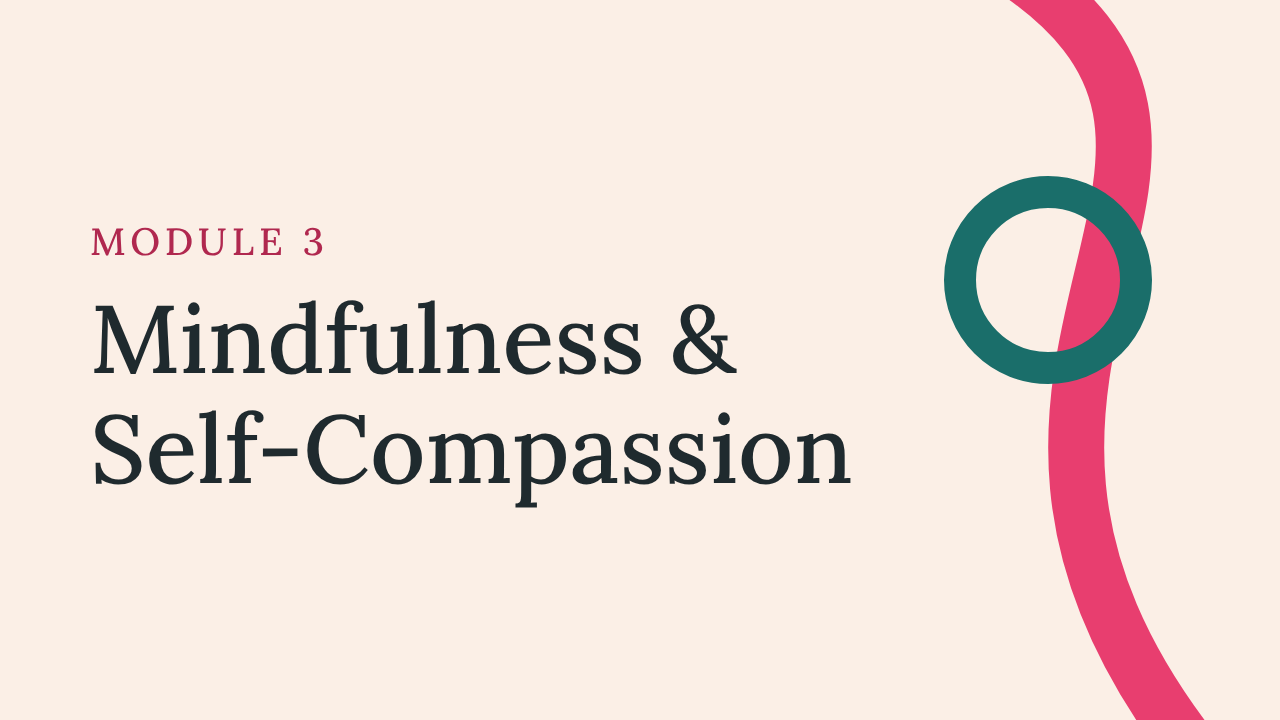 Module 3: Mindfulness and Self-Compassion