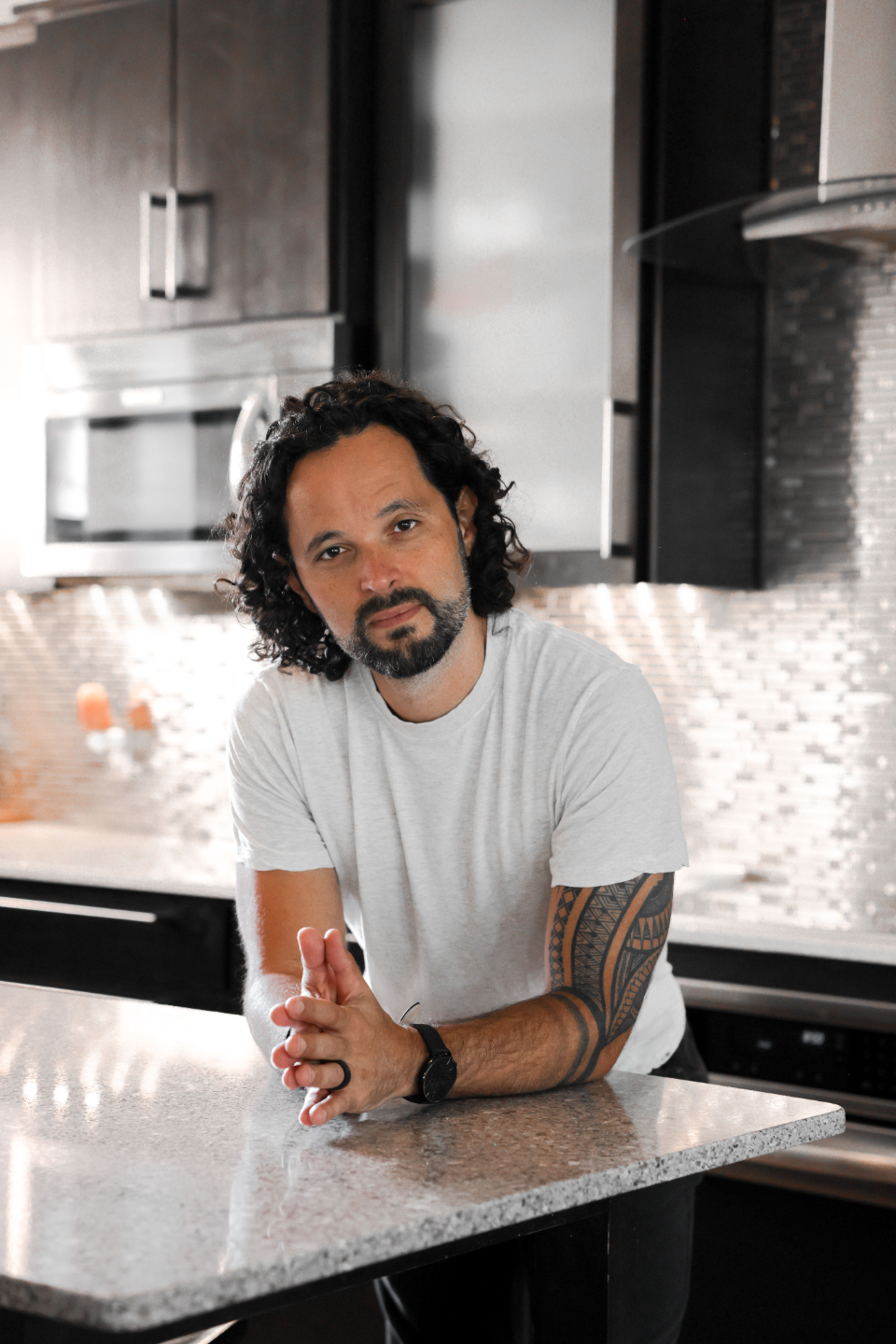 Men's Marriage Coach Angelo Santiago at home