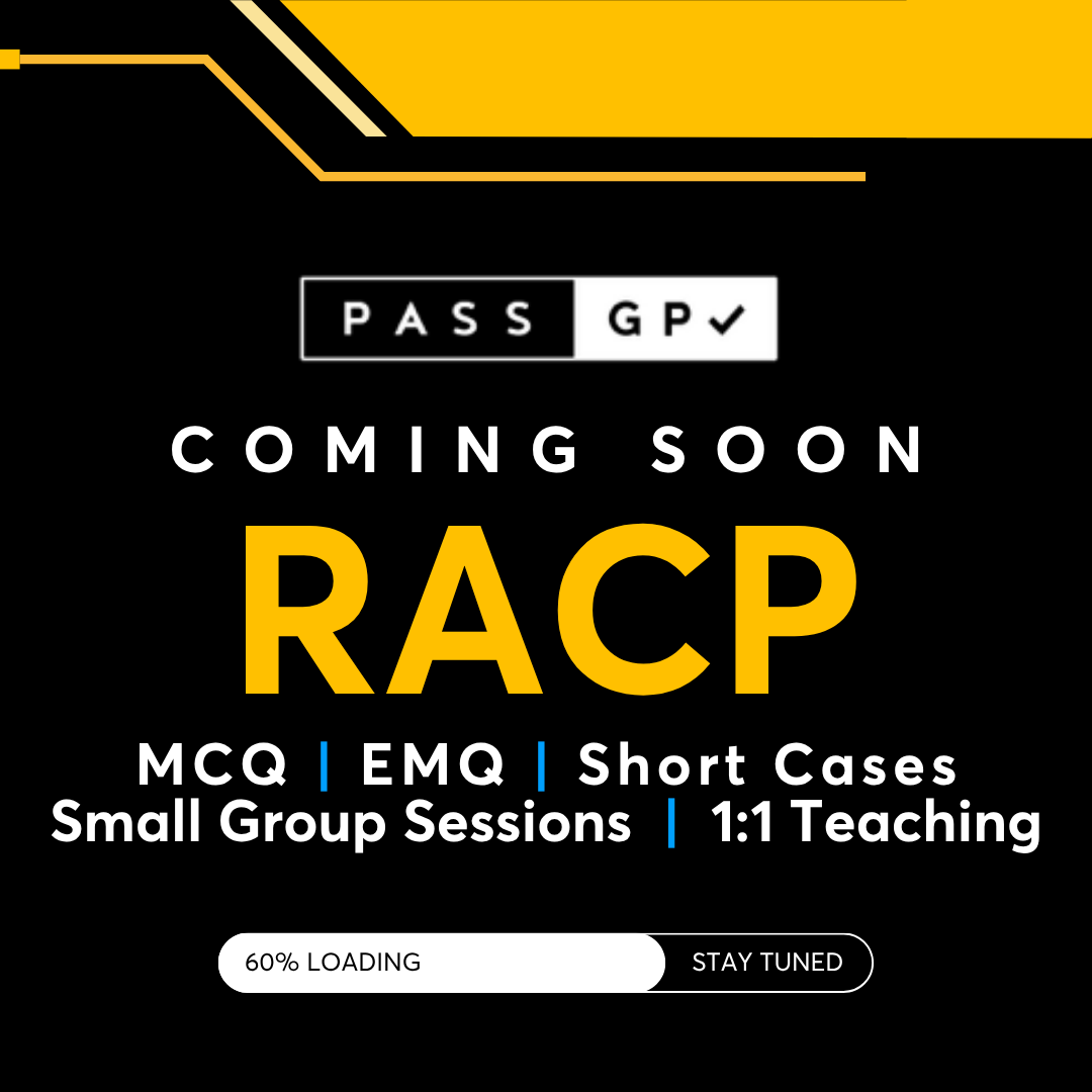 PassGP RACP DWE & DCS Package Coming Soon