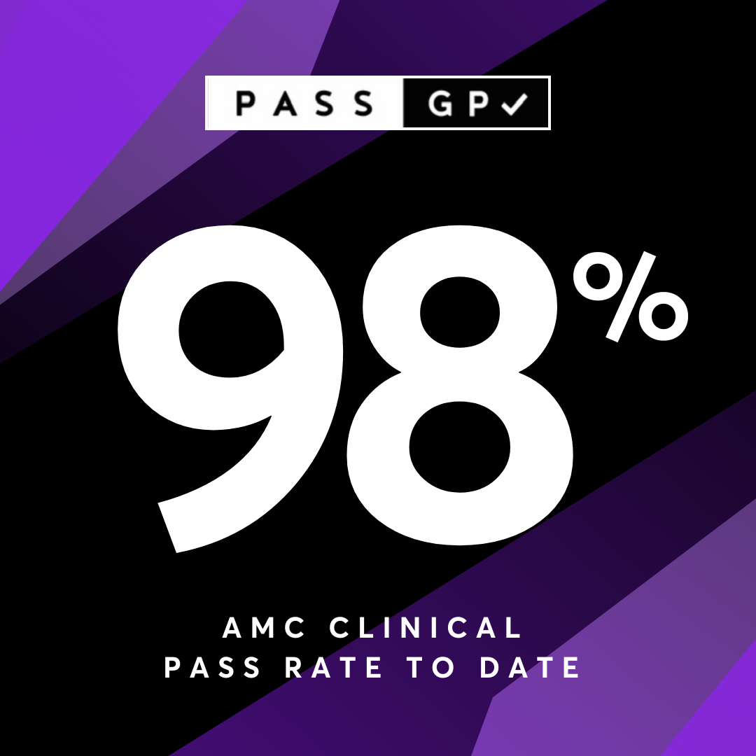 PassGP Mock Exams - 98% AMC Clinical Pass Rate with the PassAMC High Yield Mock Exams