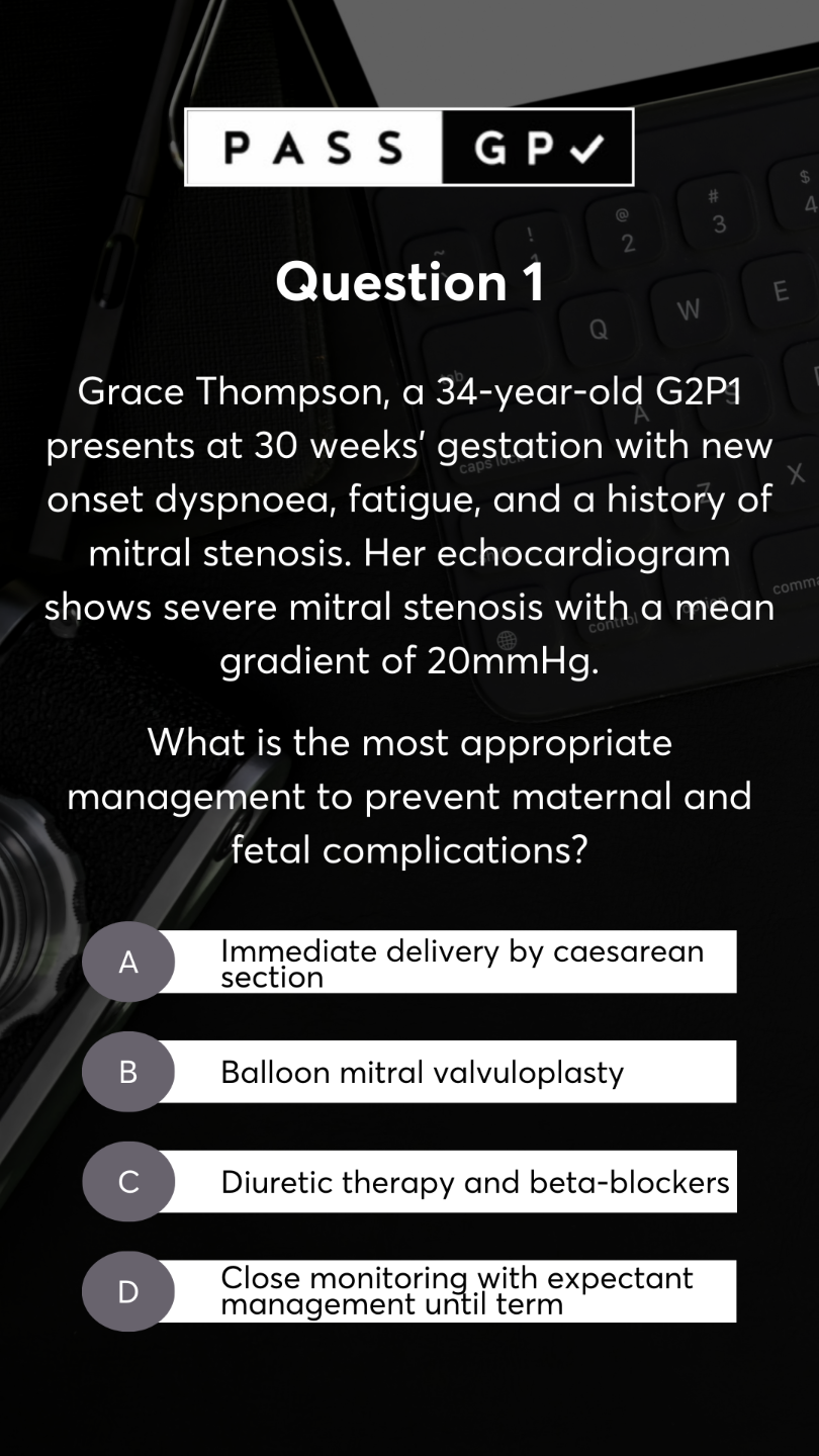 The most realistic RANZCOG-style MCQ questions