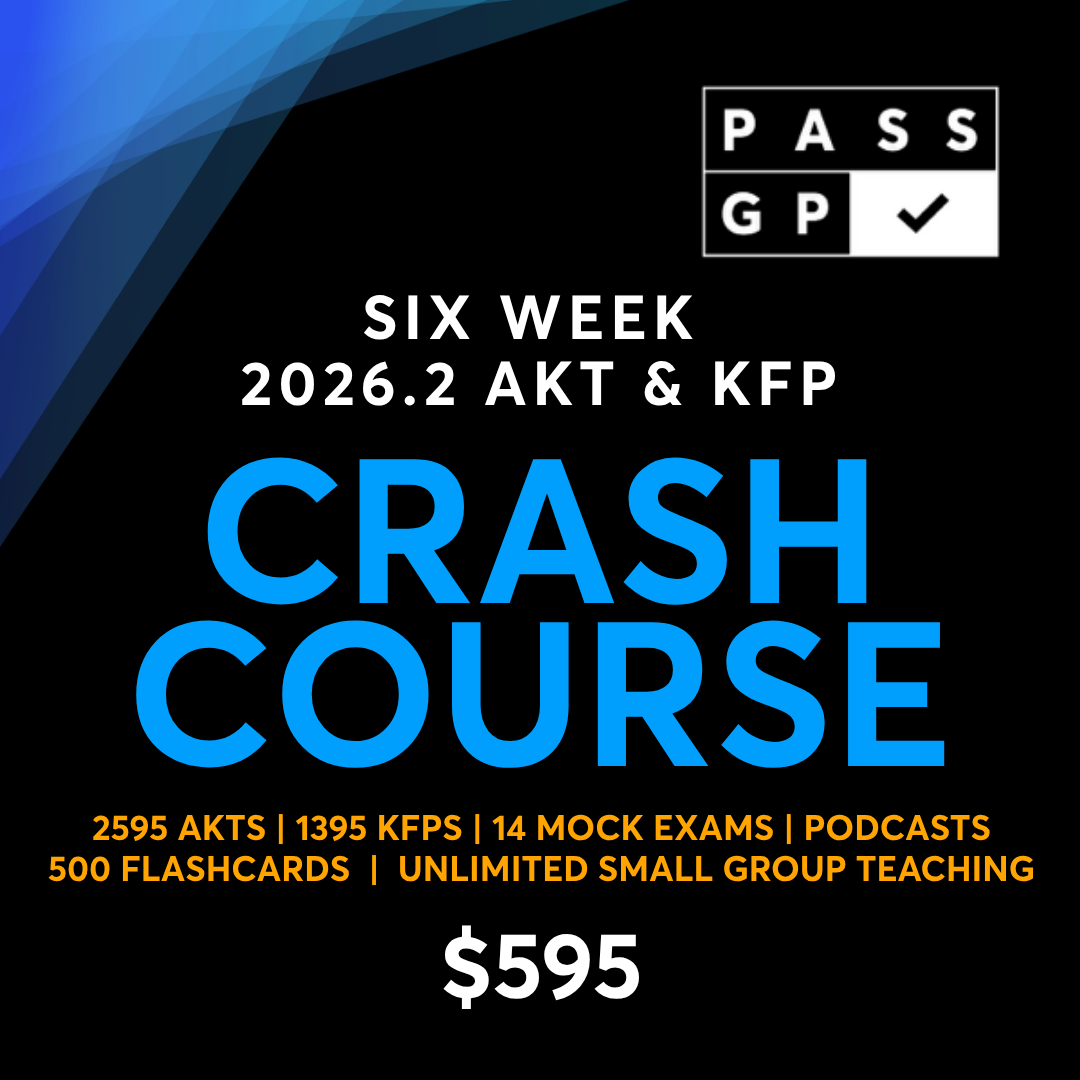 PassGP AKT & KFP 2026.2 Crash Course for Just $595