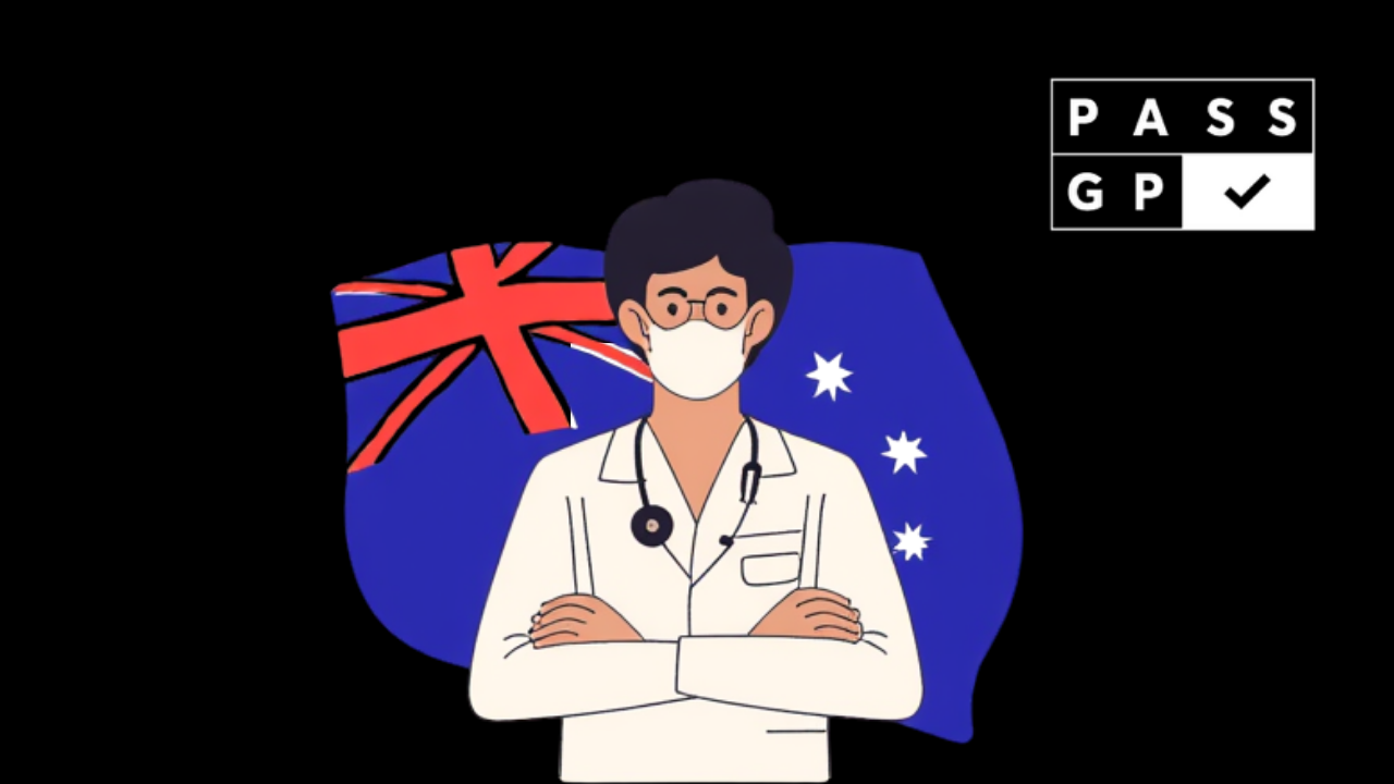 Doctor preparing for multiple medical exams in Australia