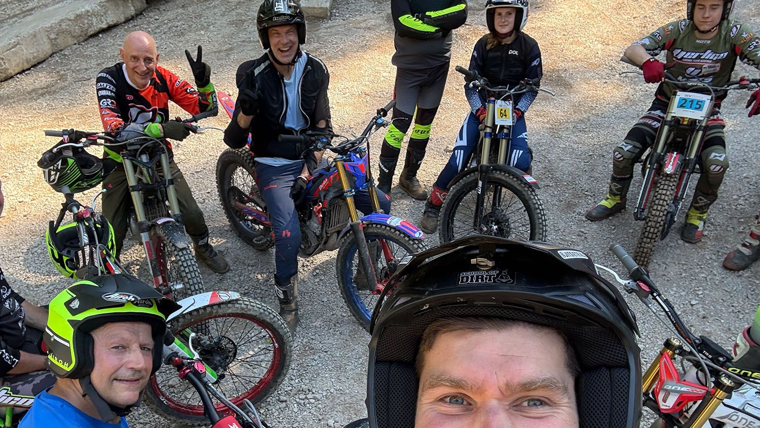 Jan Peters und Crew beim Trial Lehrgang in Lunz