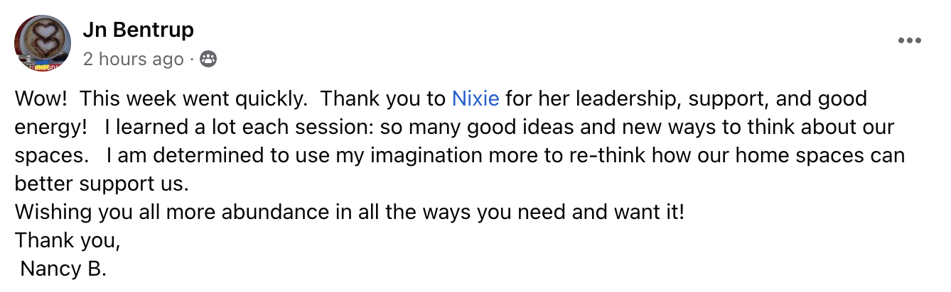 Student message from the Coven