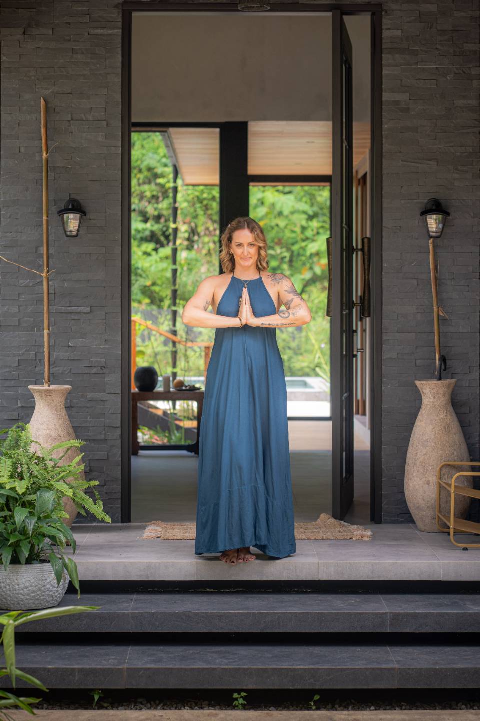 Nixie Marie at her front door