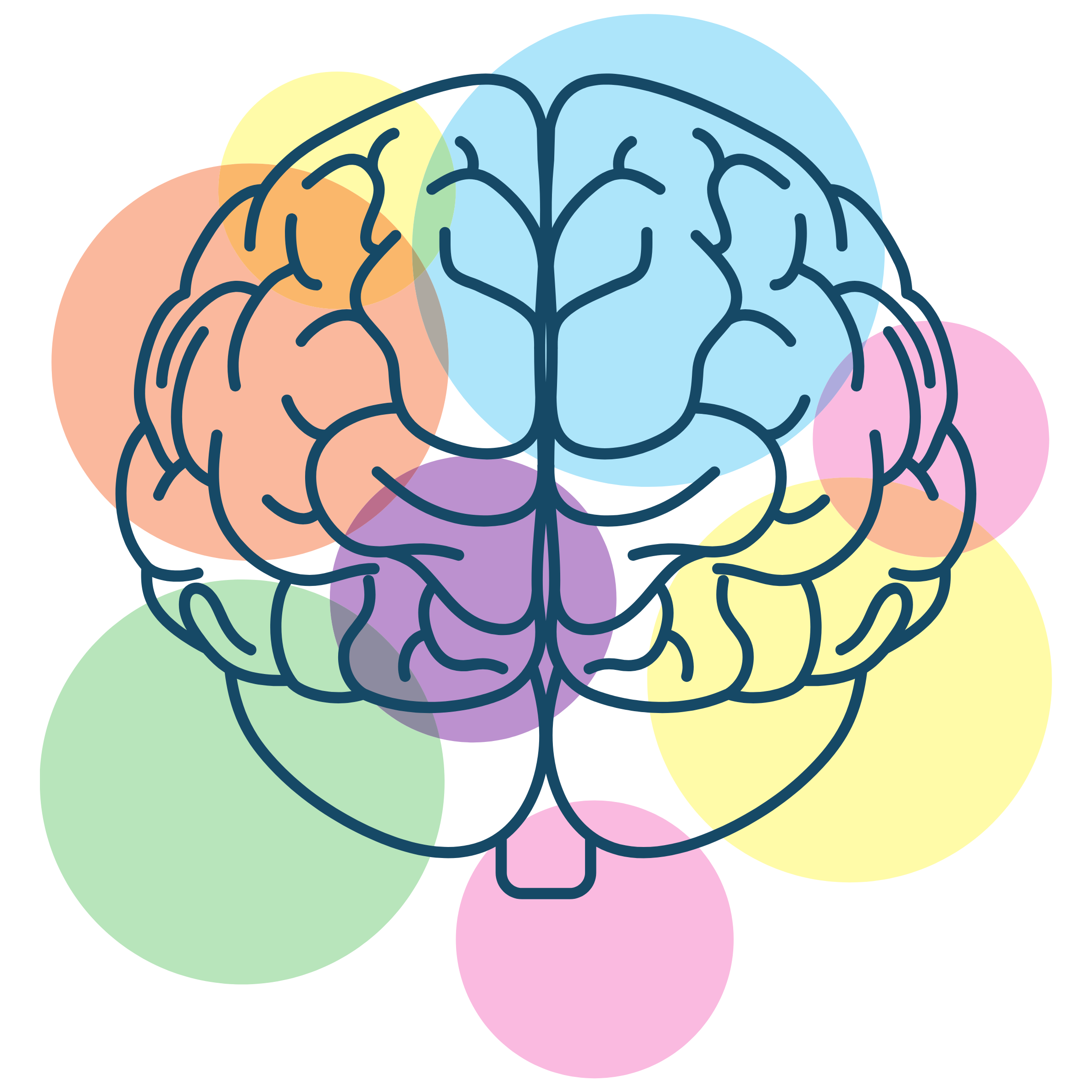 Illustration of the brain, perception and internal narrative