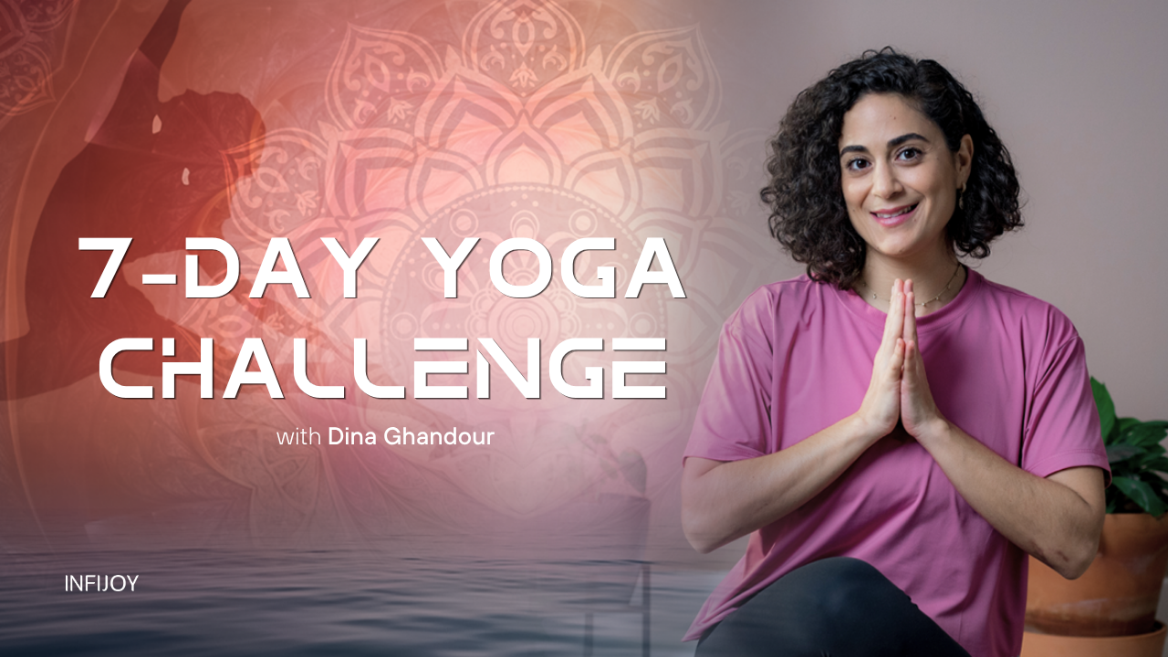 7-Day Yoga Challenge online course from Infijoy