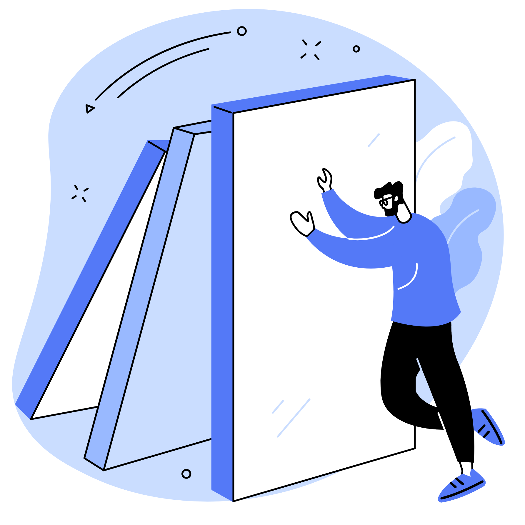 Illustration of emotional resilience and recovering from setbacks