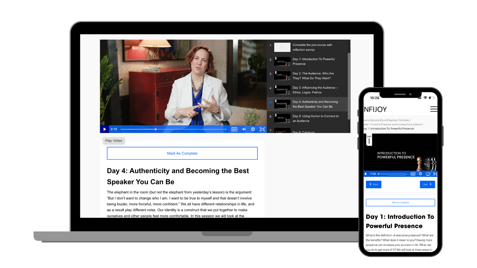 How to Become More Influential shown across digital devices