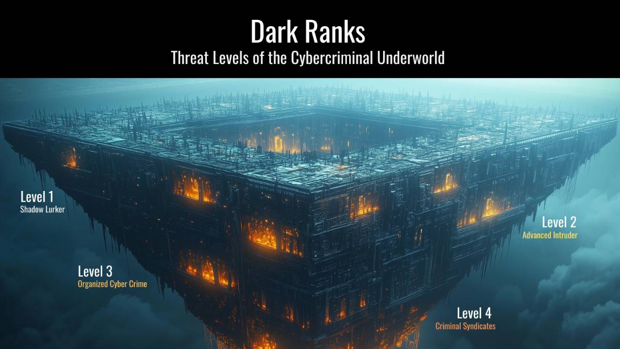 Dark Ranks: The 5 Threat Levels of the Cybercriminal Underworld