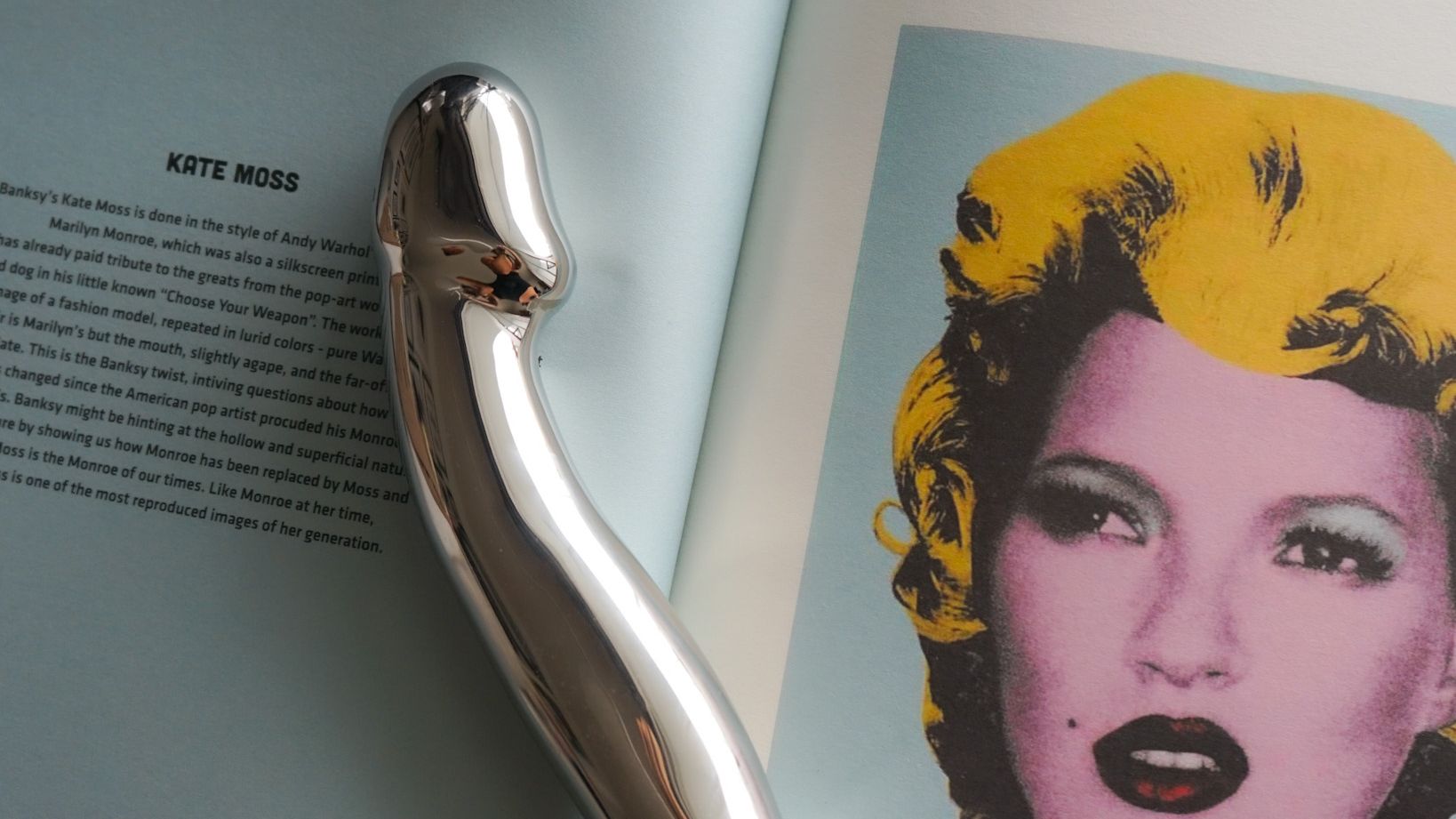L'ACIER stainless steel dildo promoted by JULIETA CHIARA