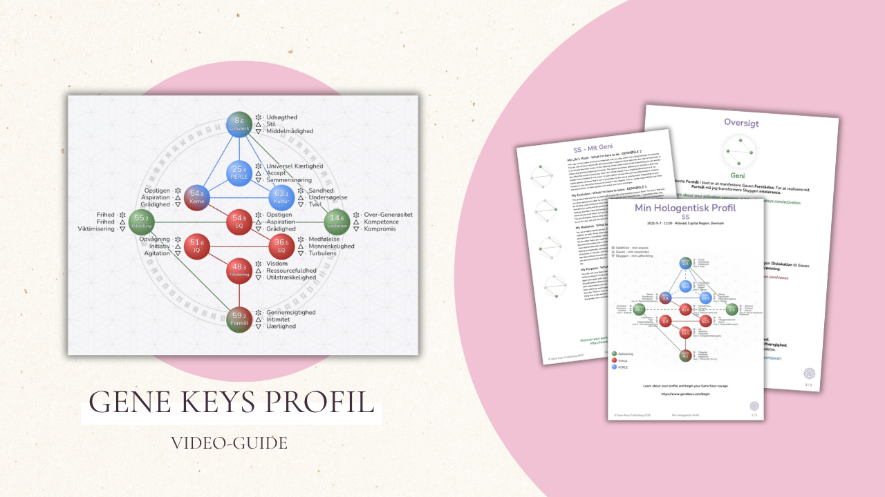 guide til at hente gene keys profil
