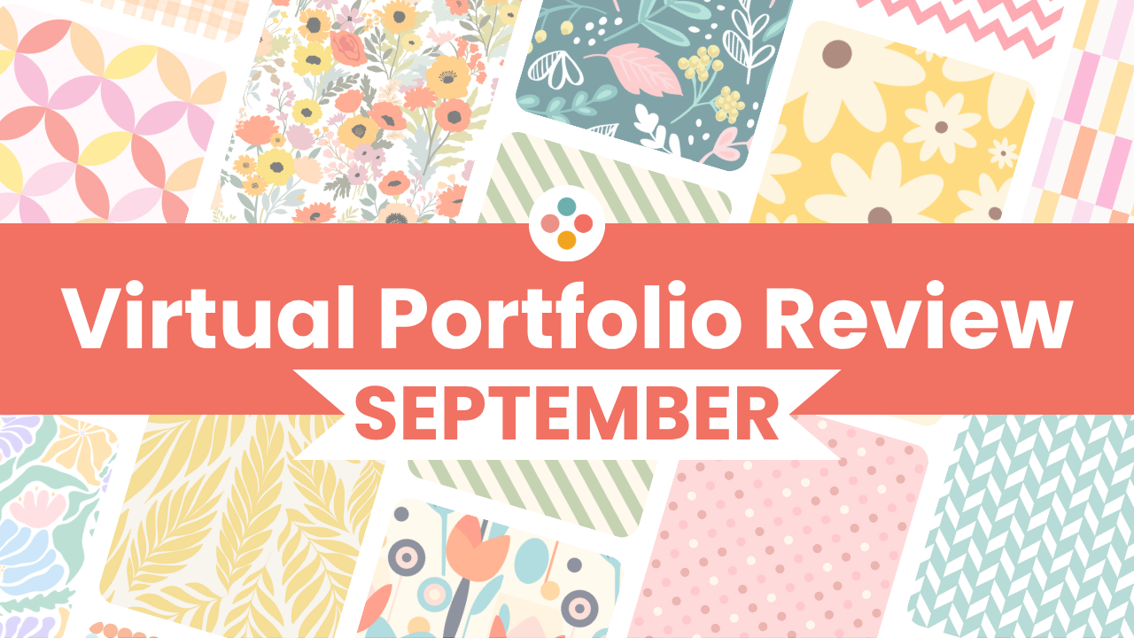 September portfolio review banner.