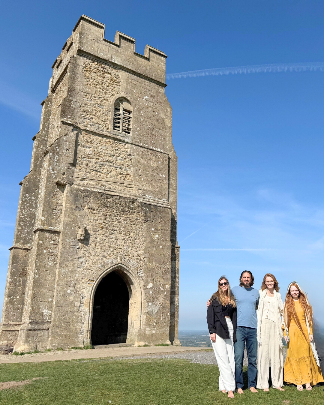 Group at Glastonbury