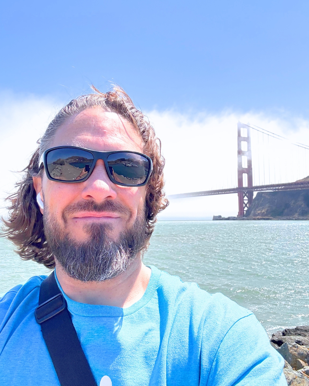 Michael at the Golden Gate Bridge