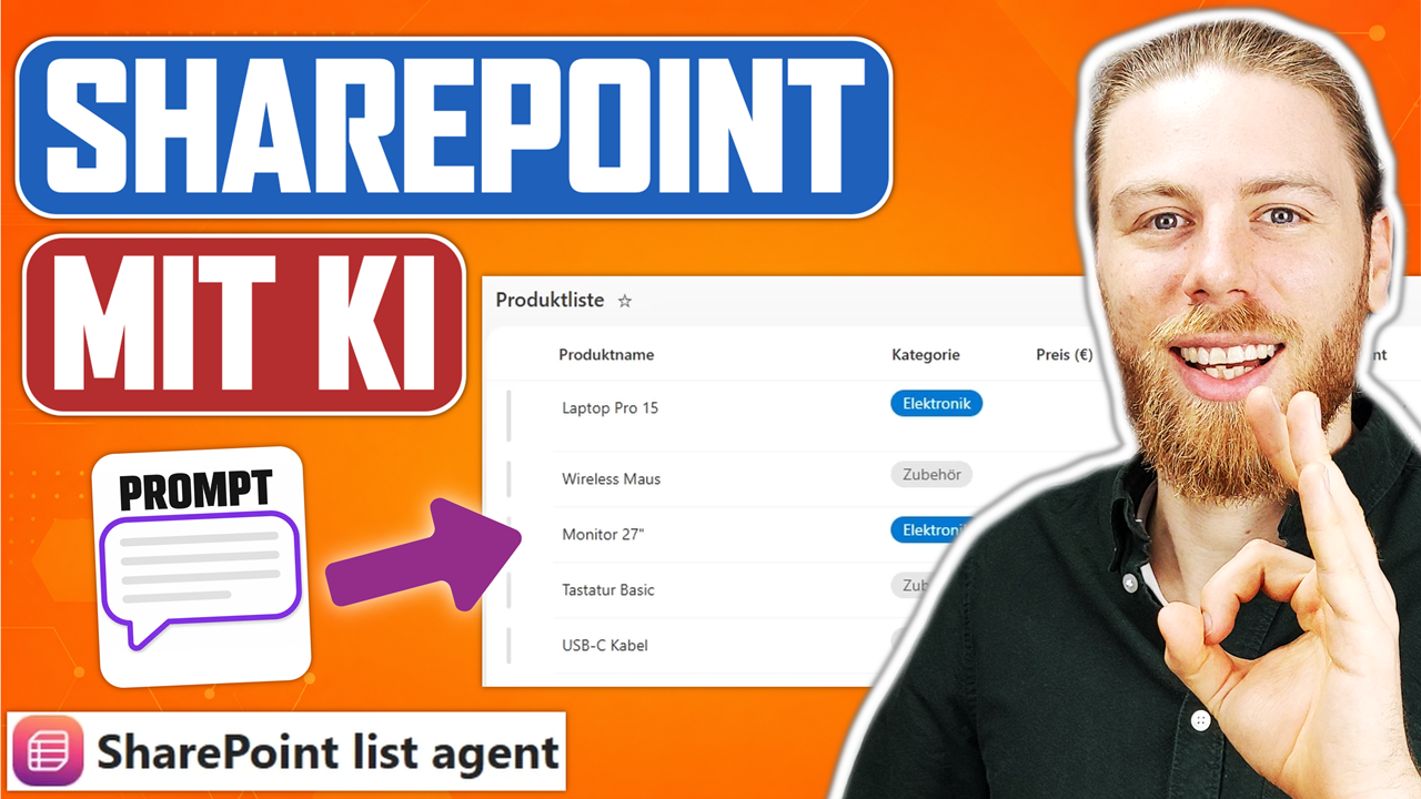 SharePoint list agent