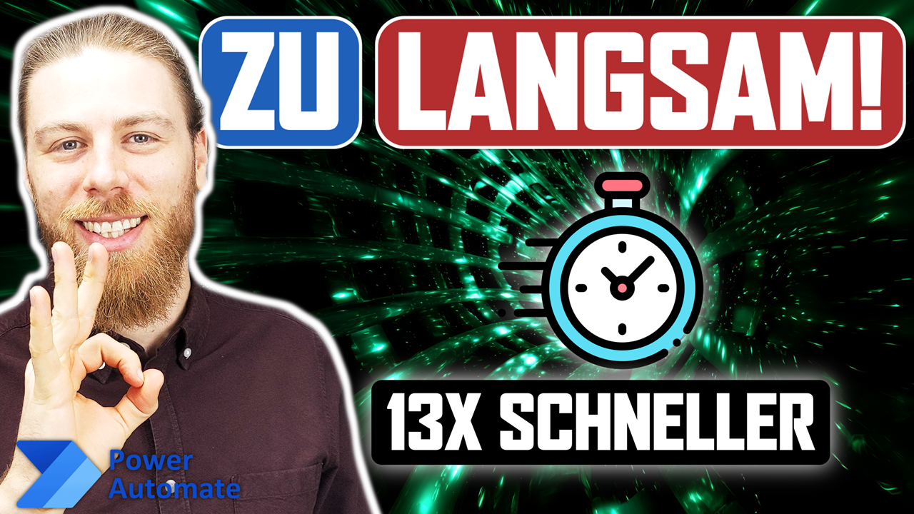 Power Automate Flows 10x schneller machen