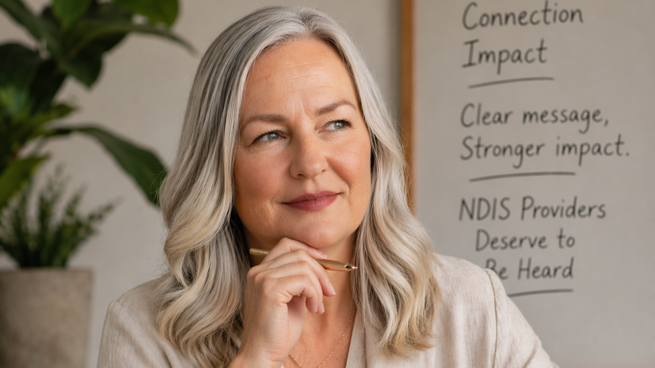 Whole Warrior Network icon, woman touching a button to engage in business coaching