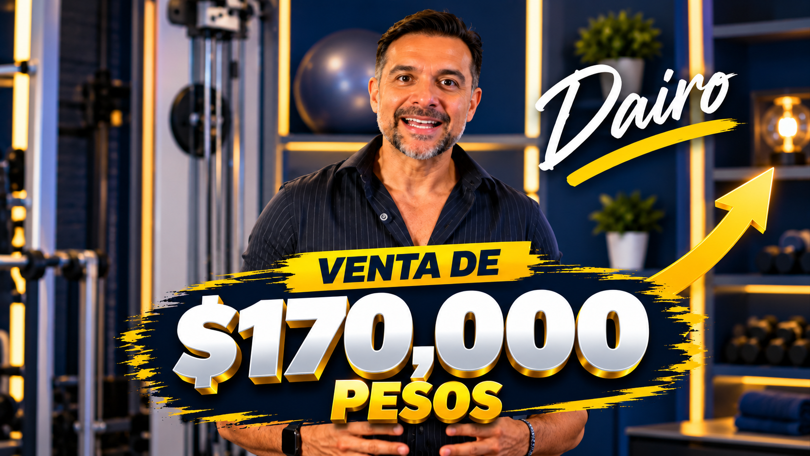 Venta de 170,000 pesos en el gym