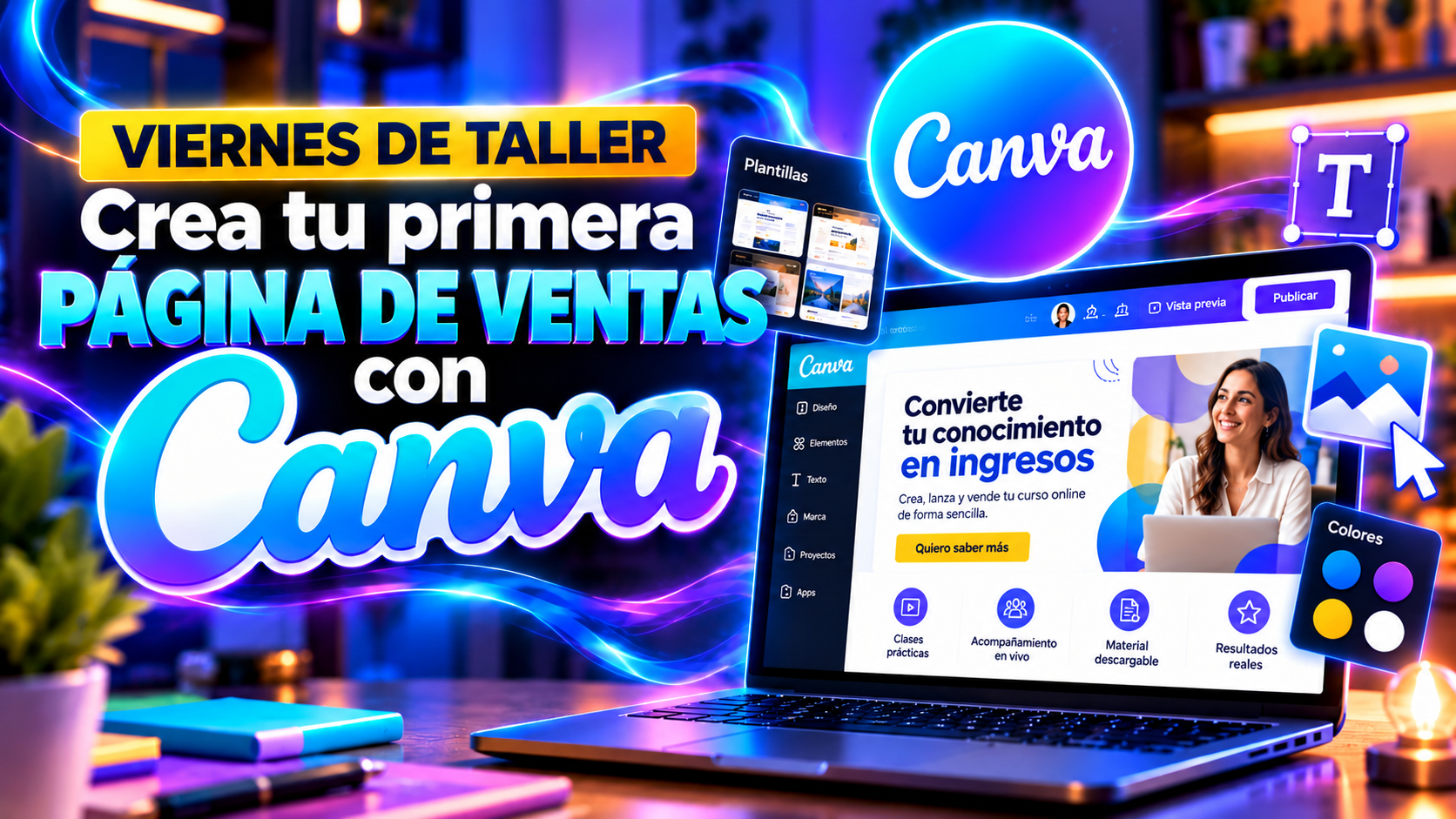 Crea tu primera página de ventas con Canva