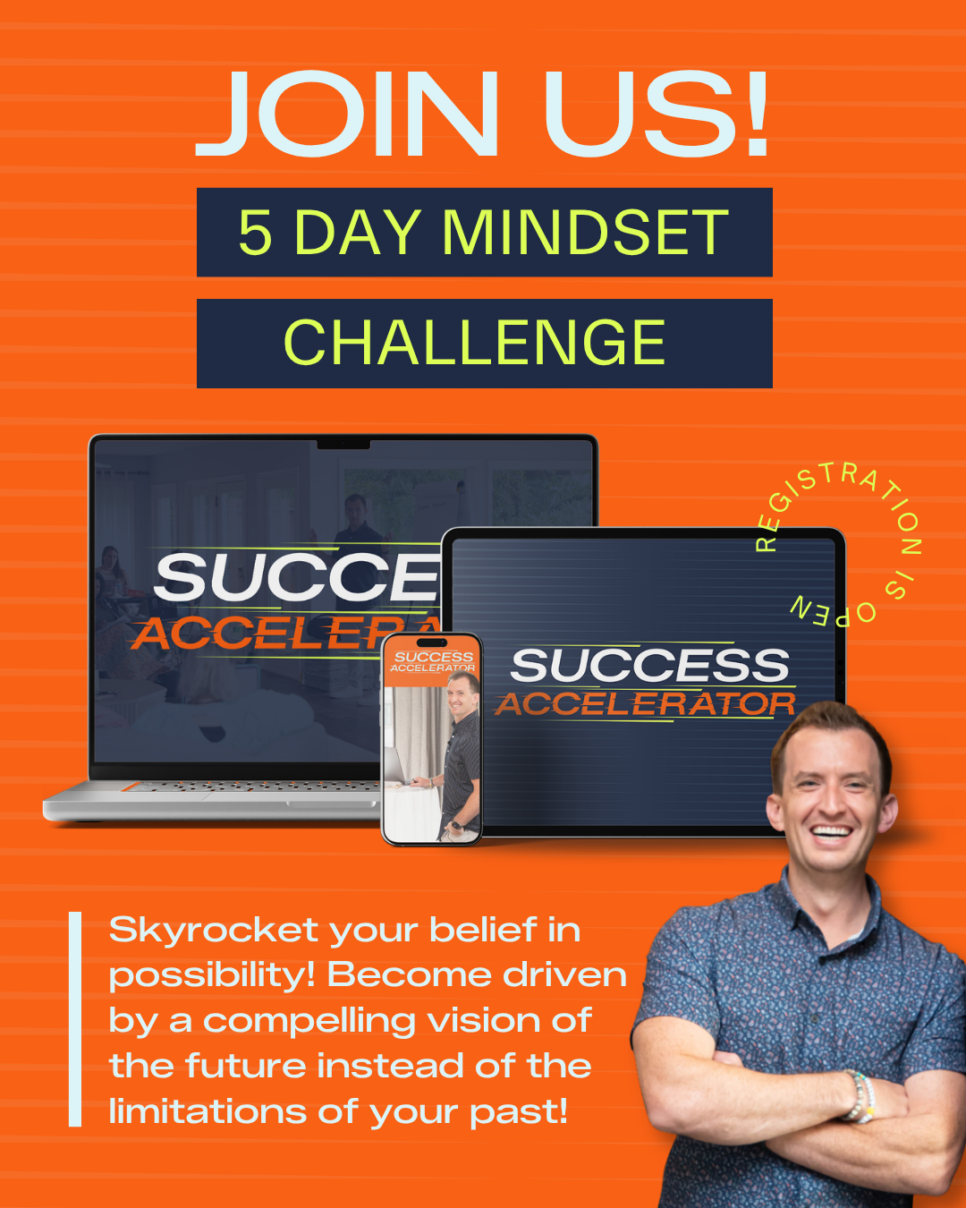 Join the free 5-day Success Accelerator mindset challenge