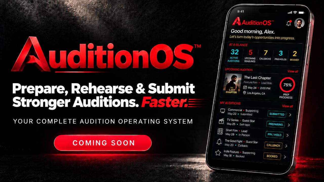 AuditionOS: prepare, rehearse and submit stronger auditions faster